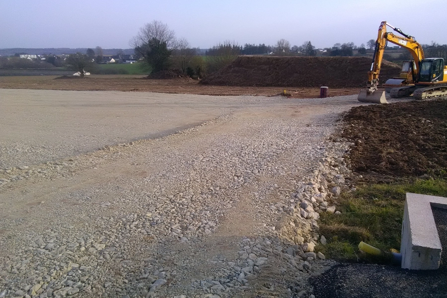 Terrassement pour allée garage